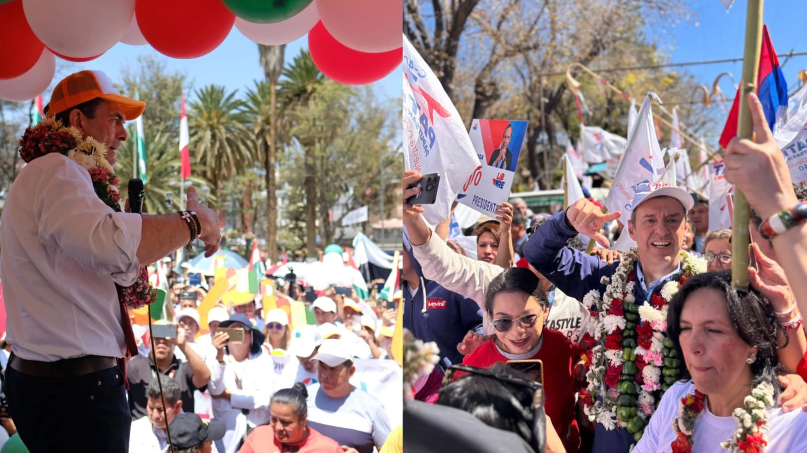 La campaña electoral hacia la inédita segunda vuelta...